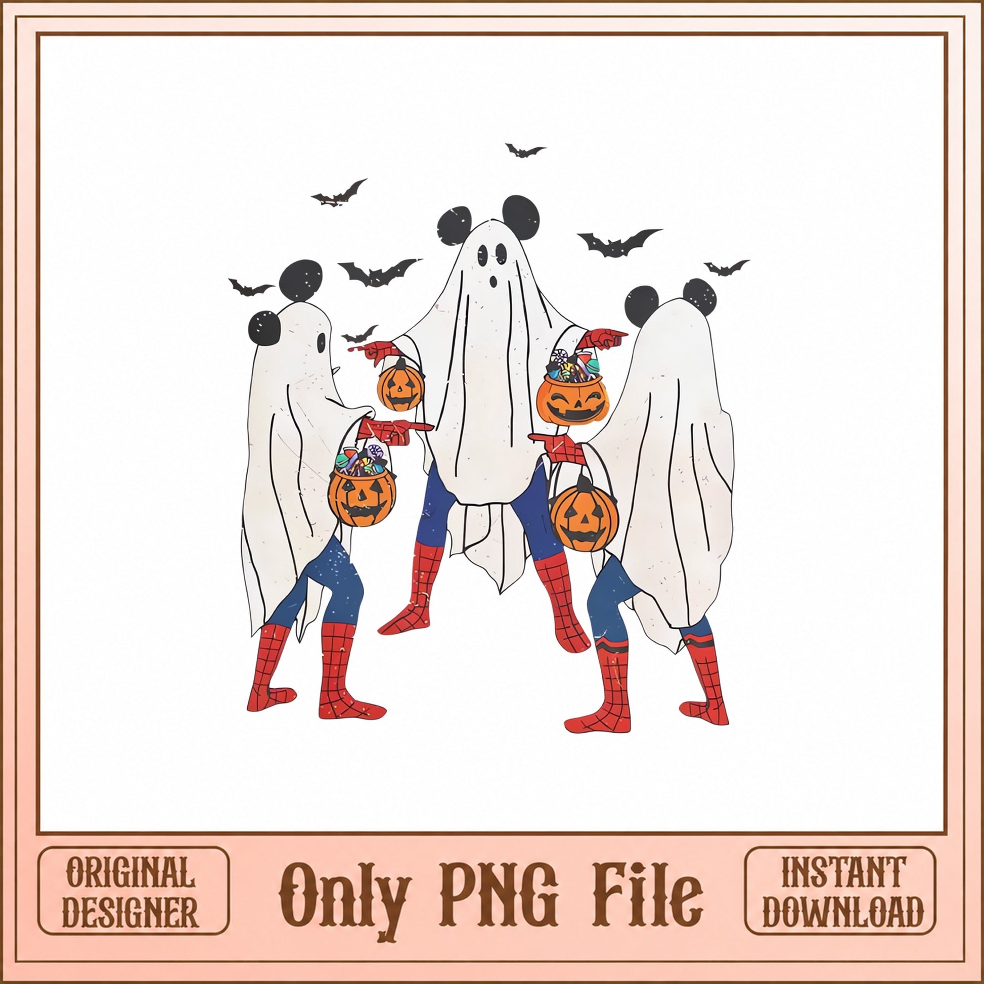 Mickey Mouse Halloween Ghost SVG, Trick Or Treat PNG, Disney SVG