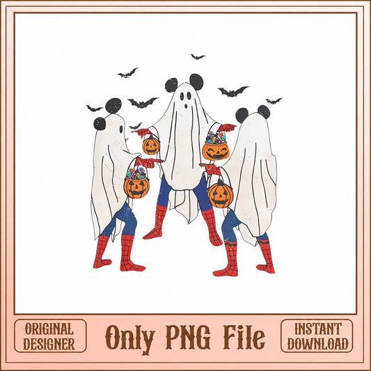 Mickey Mouse Halloween Ghost SVG, Trick Or Treat PNG, Disney SVG