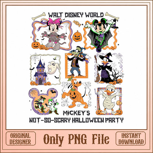 Mickey Mouse Halloween SVG Bundle, Disney Halloween PNG, SVG