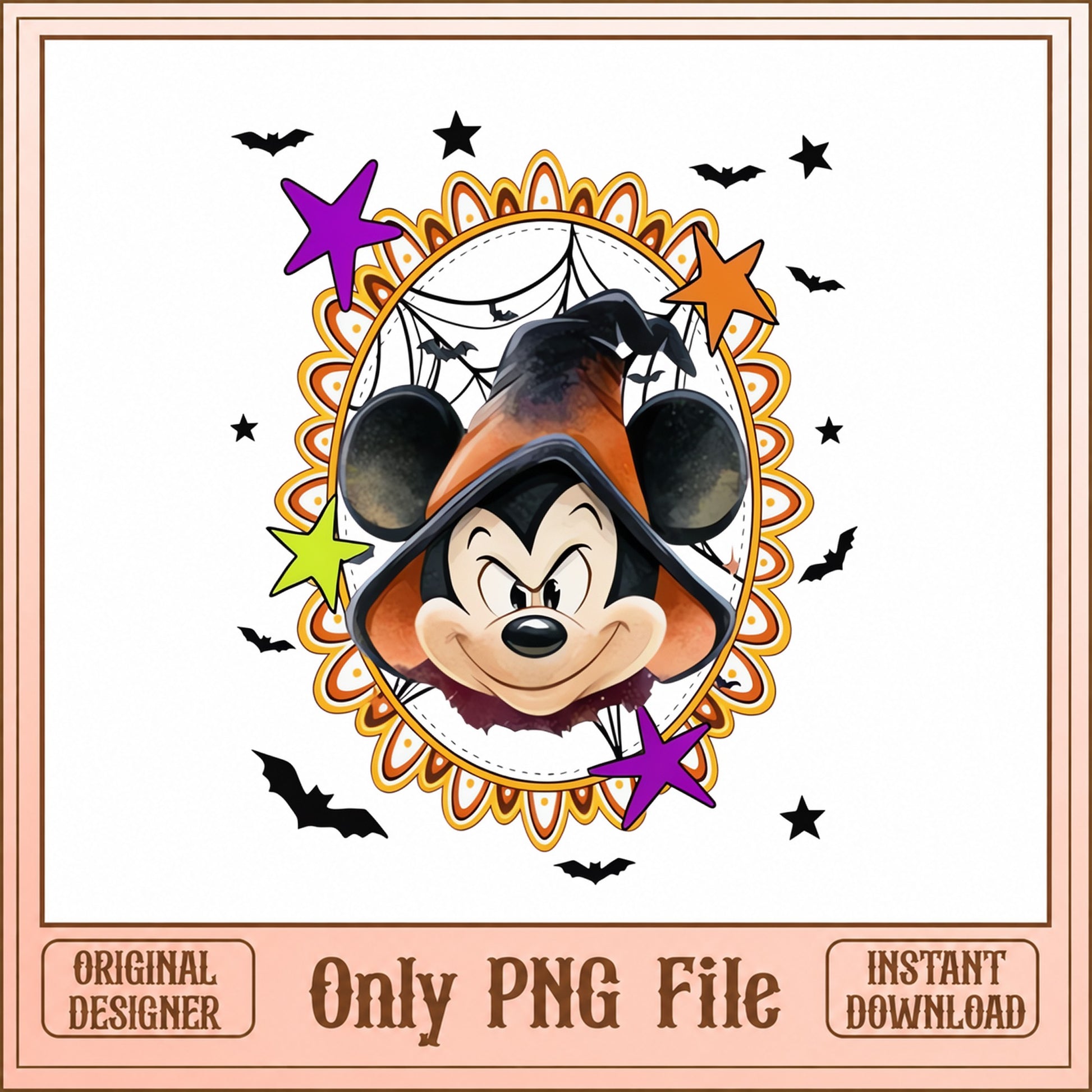 Mickey Mouse Halloween SVG, Disney Vampire Mickey, Halloween PNG