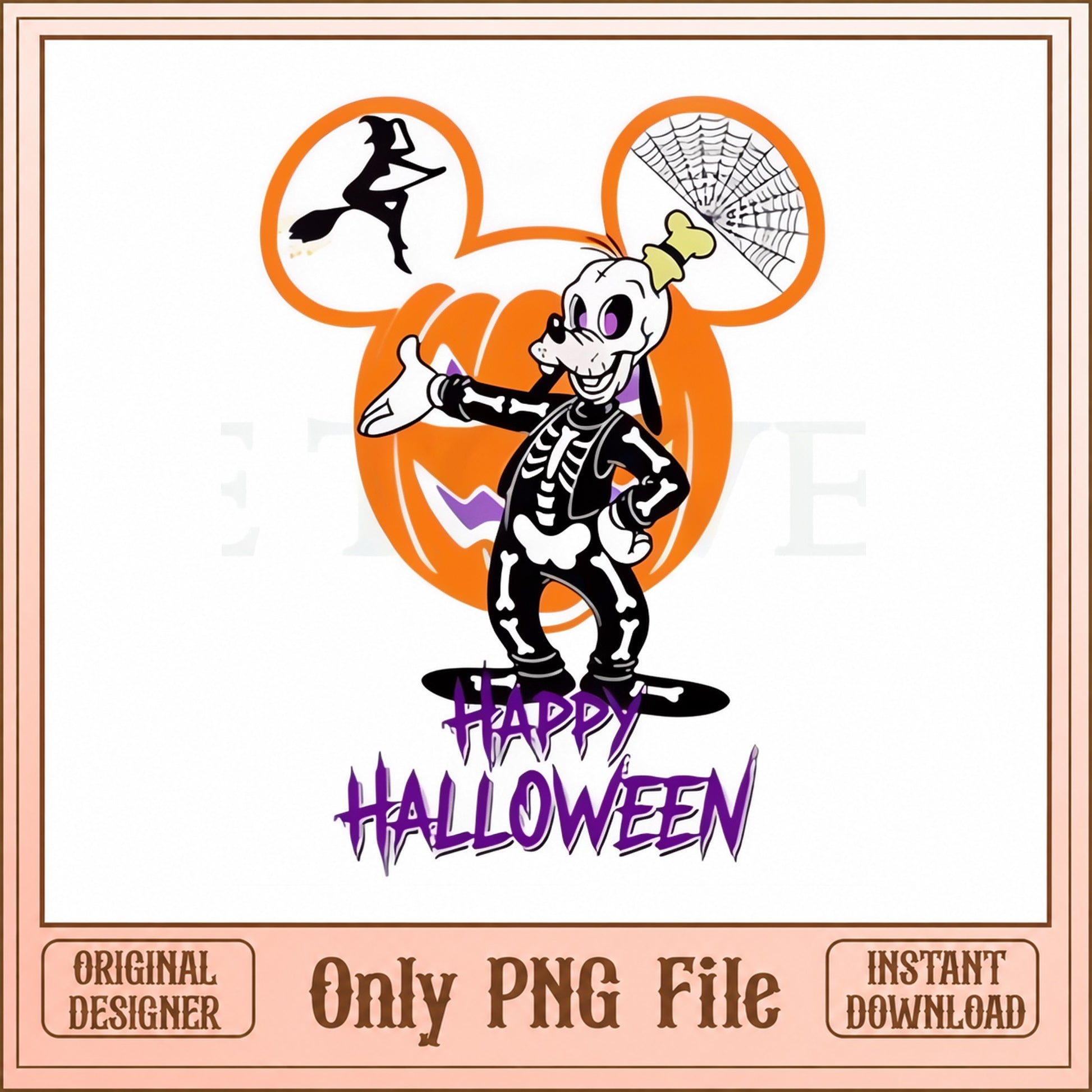 Mickey Mouse Halloween Skeleton SVG, Disney Halloween, PNG SVG