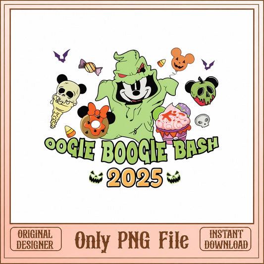 Mickey Mouse Oogie Boogie Bash PNG, Halloween Disney PNG, SVG PNG