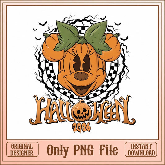 Mickey Mouse Pumpkin Halloween PNG, Disney Halloween, PNG File