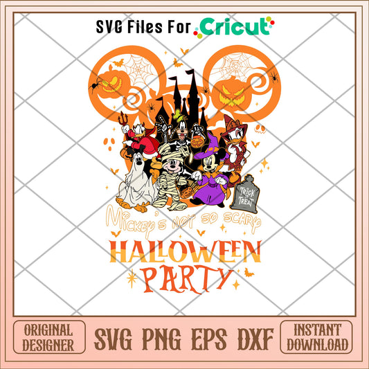 Mickey and friends halloween party svg, mickey svg, halloween svg