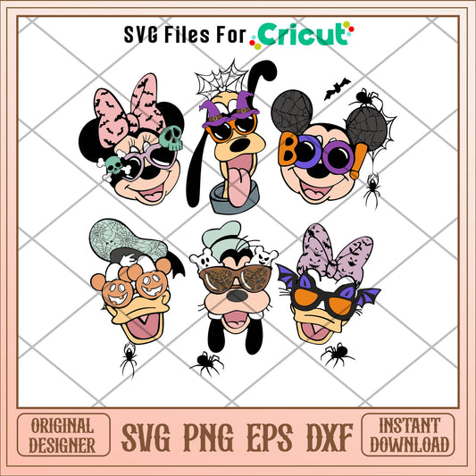 Mickey and friends halloween svg, mickey svg, halloween svg