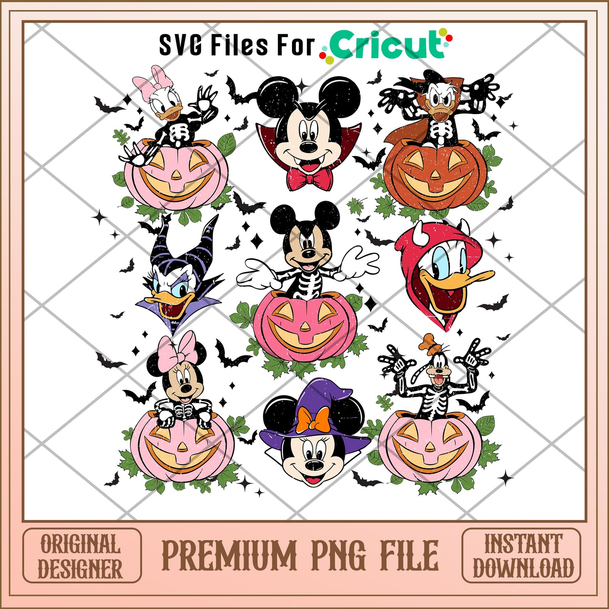 Mickey and friends pumpkins png, pumpkins png, halloween png