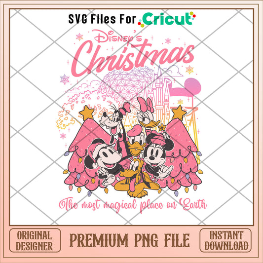 Mickey and minnie disney's christmas  svg, disney svg, chrismas svg