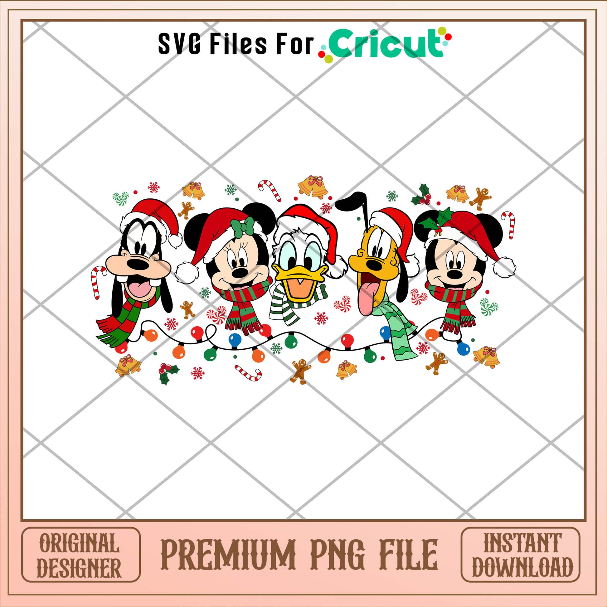 Mickey christmas light png, mickey png, christmas png