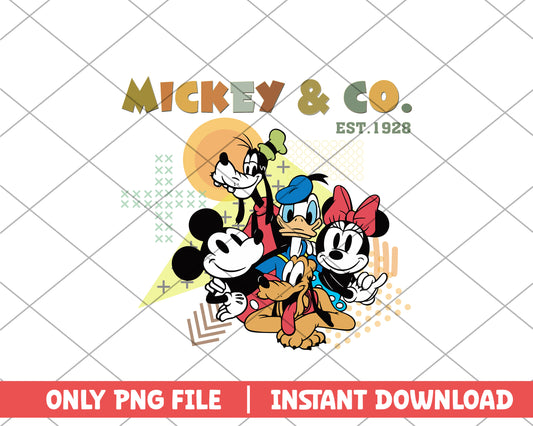 Mickey & co disney png