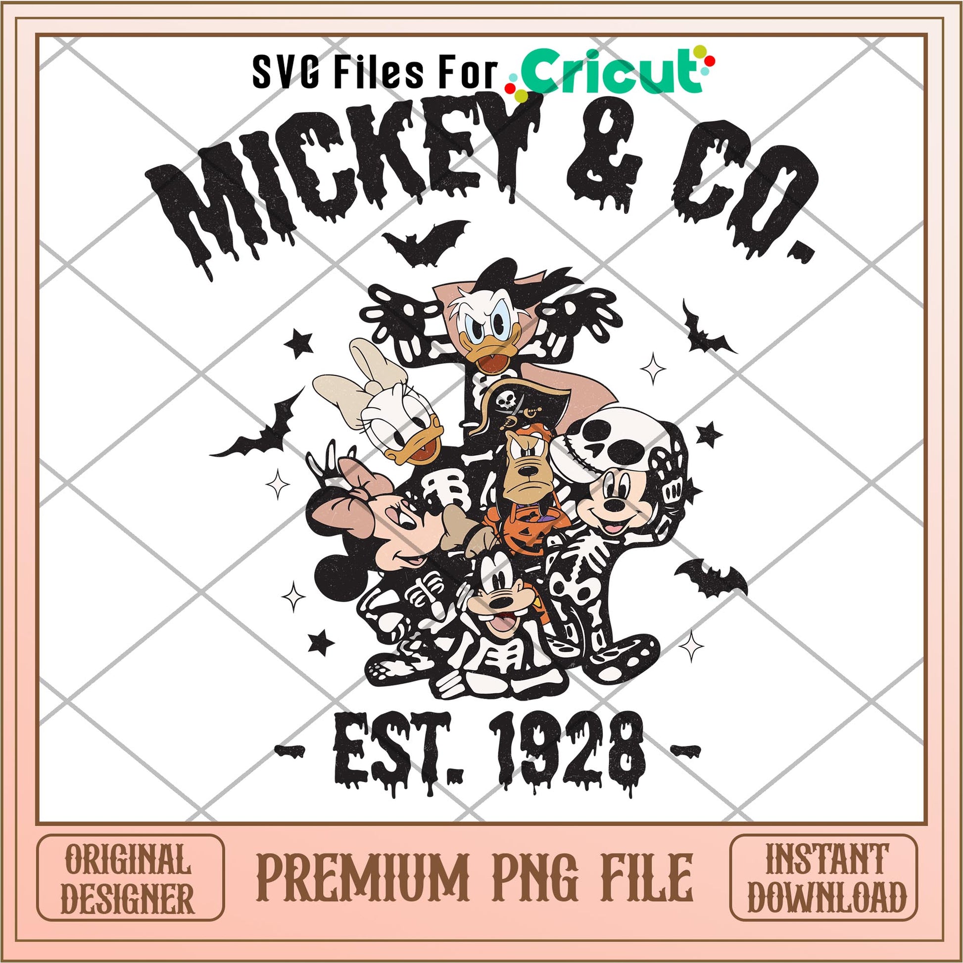 Mickey & co halloween png, Disney characters png, Digital Download