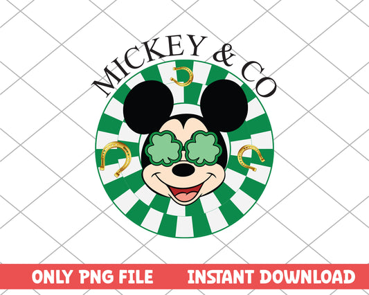 Mickey & co st.patrick day png 