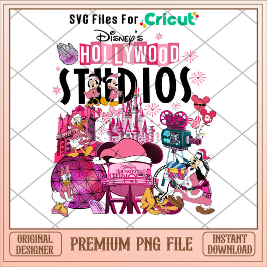 Mickey disney hollywood studio png, mickey png, christmas png