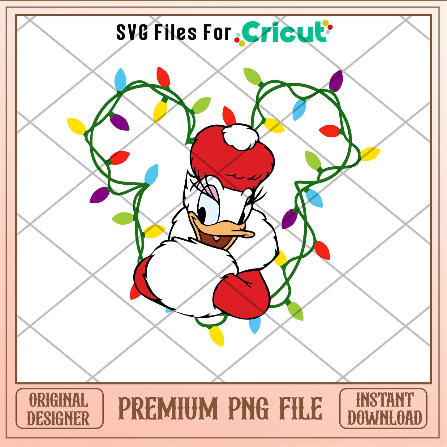 Mickey head light daisy duck png, mickey png, christmas png