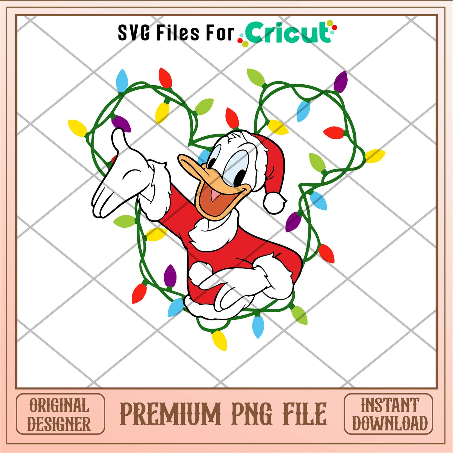 Mickey head light donald duck png, mickey png, christmas png