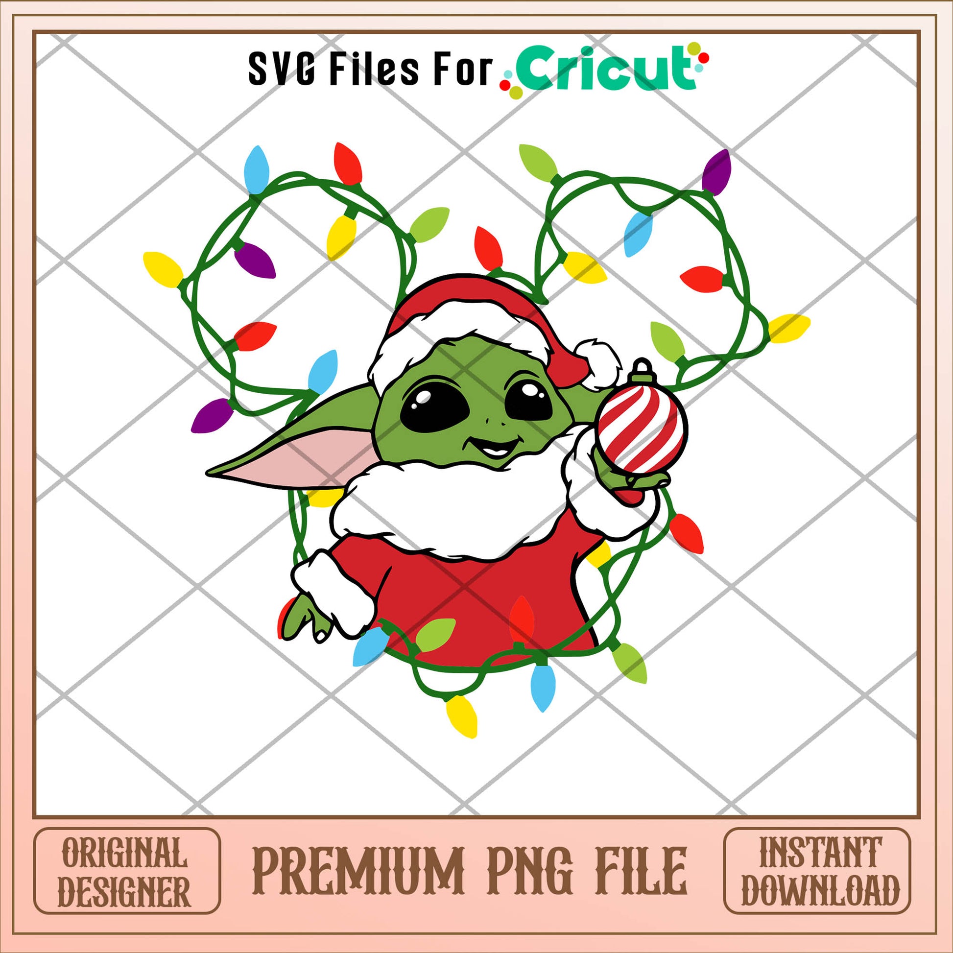 Mickey head light goblin png, mickey png, christmas png