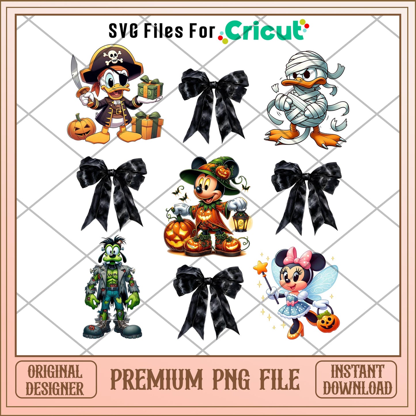 Mickey mouse and black bow png, mickey mouse png, halloween png