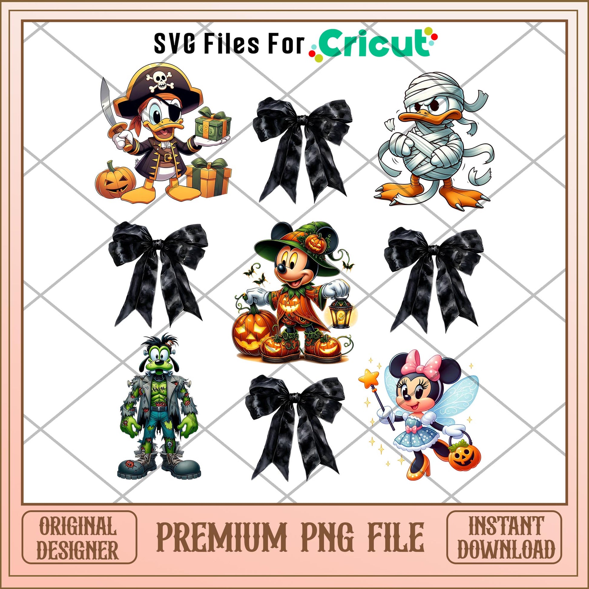 Mickey mouse and black bow png, mickey mouse png, halloween png