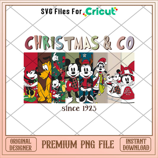 Mickey mouse christmas & co png, mickey png, christmas png