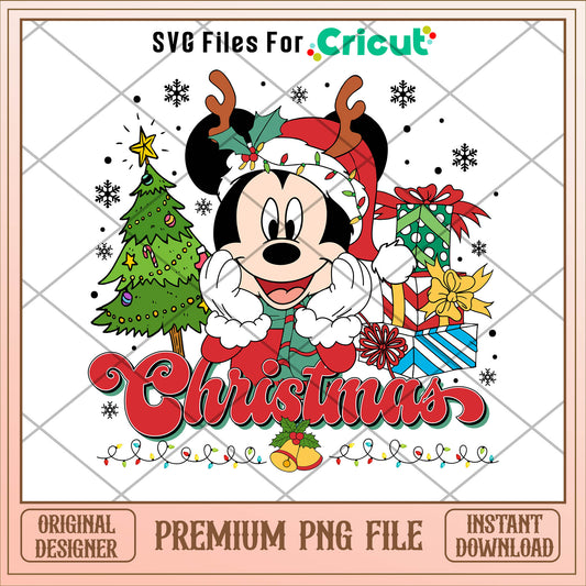 Mickey mouse christmas day svg, mickey mouse svg, chrismas svg