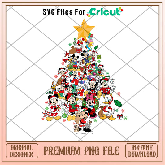Mickey mouse christmas tree png, mickey png, christmas png