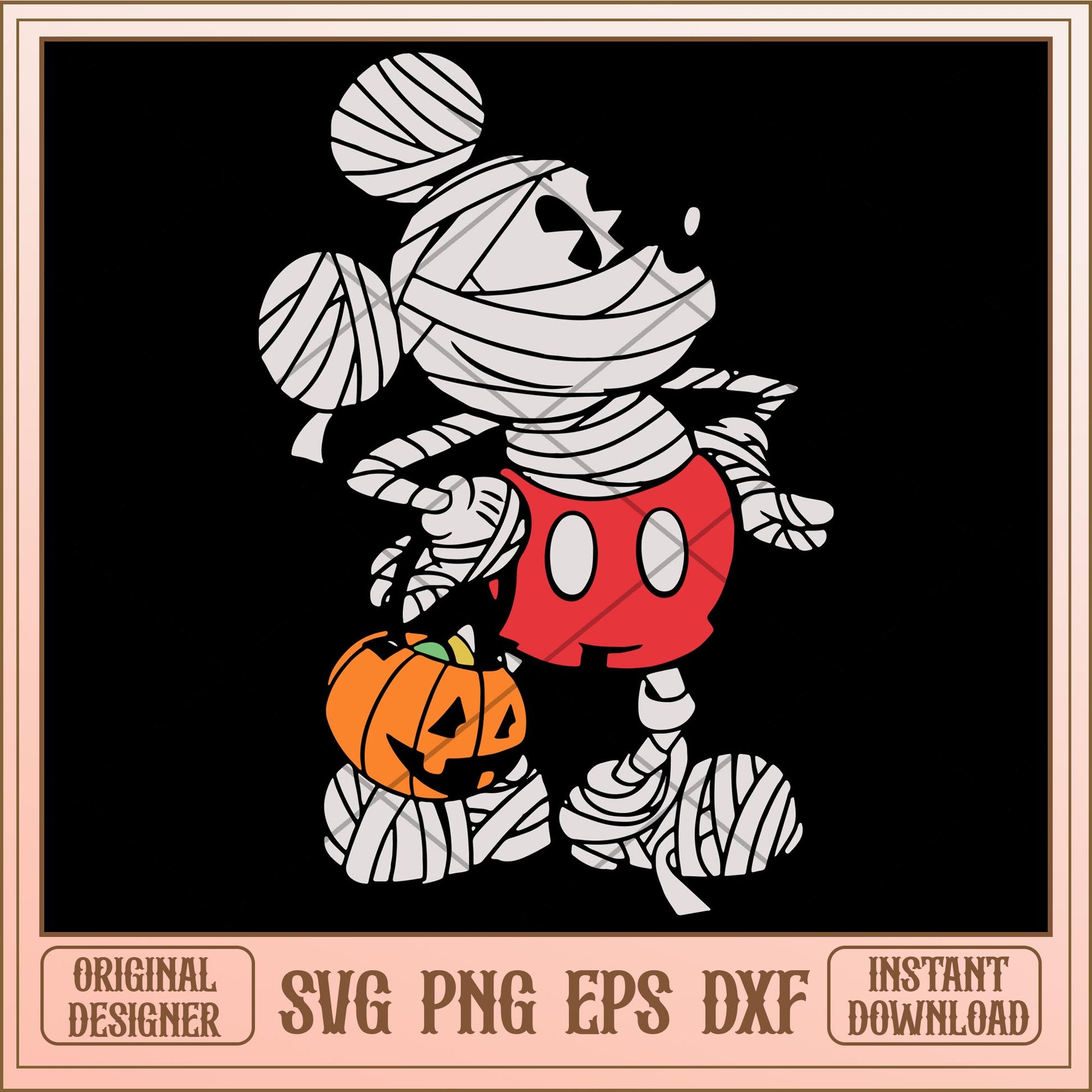 Mickey mouse halloween mummy svg, Disney characters svg, digital download
