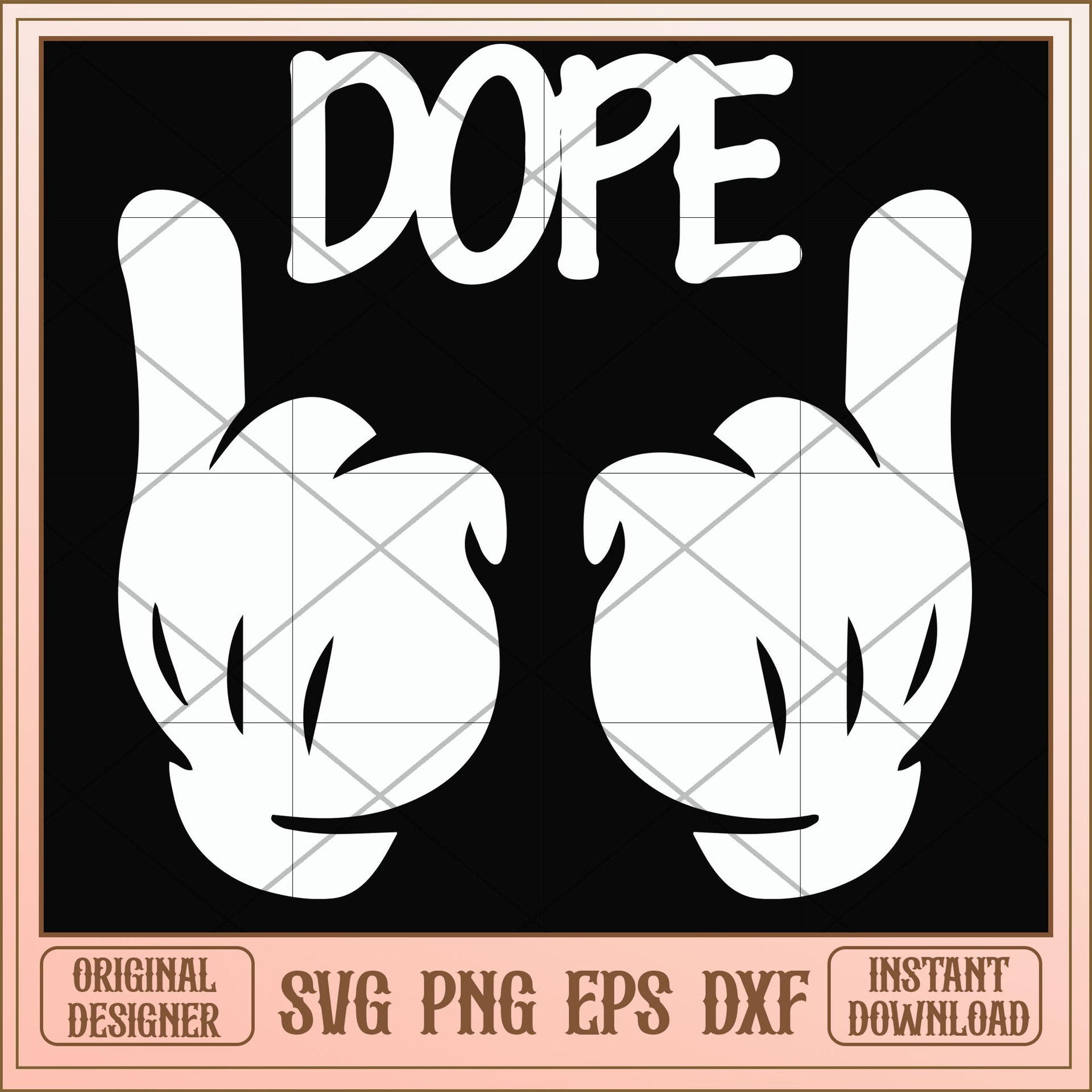 Mickey mouse hand dope svg, mickey mouse svg, funny svg – svg files for  cricut, image size:1920x1920