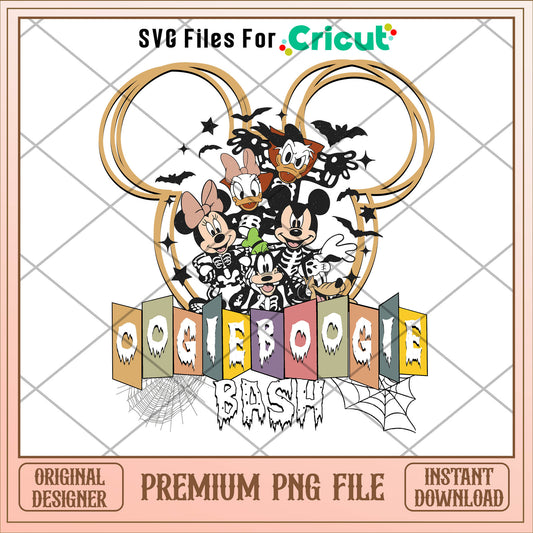 Mickey mouse oogieboogie bash svg, mickey mouse svg, chrismas svg