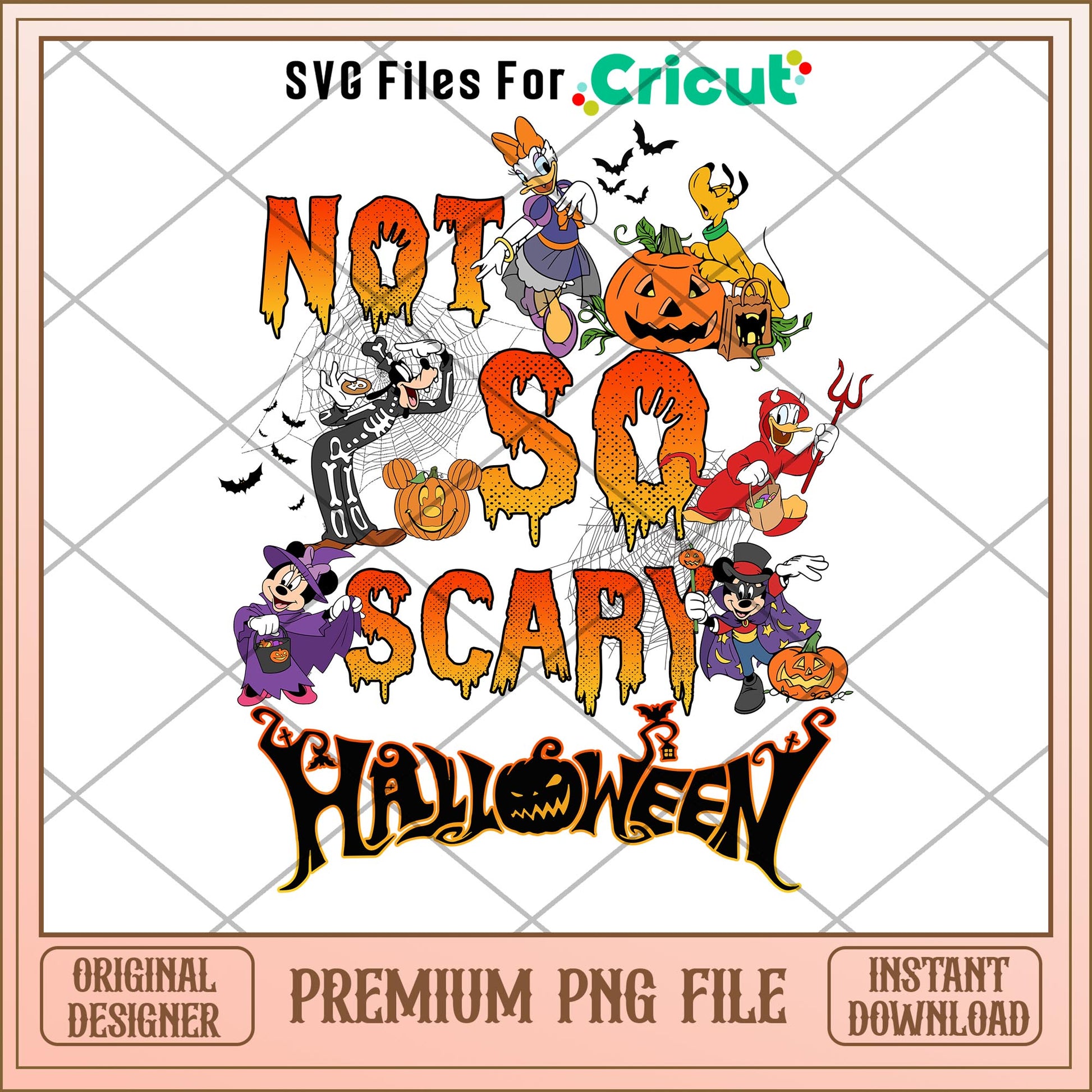 Mickey not so scary png, mickey png, halloween png