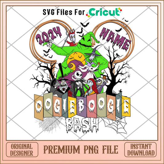 Mickey oogie boogie bash name 2024 png, mickey png, halloween png
