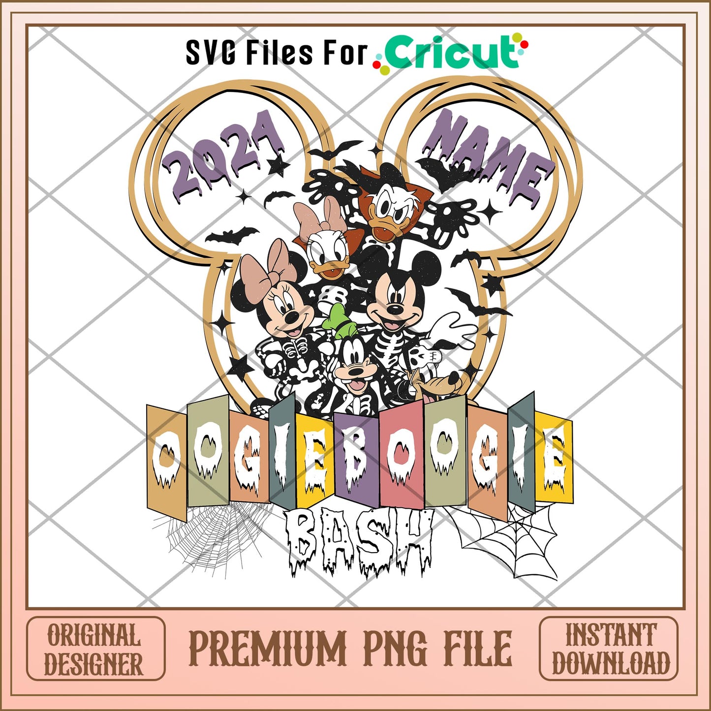 Mickey oogie boogie name bash 2024 png, mickey png, halloween png