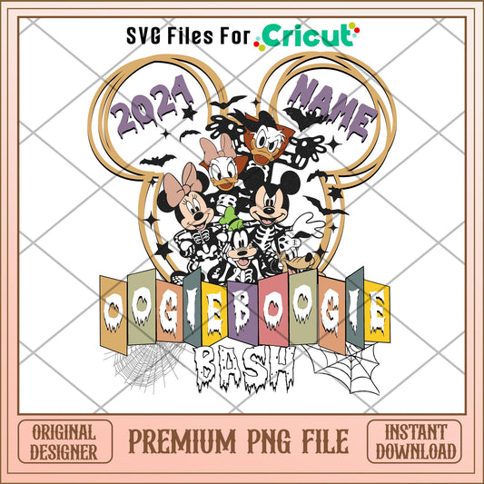 Mickey oogie boogie name bash 2024 png, mickey png, halloween png