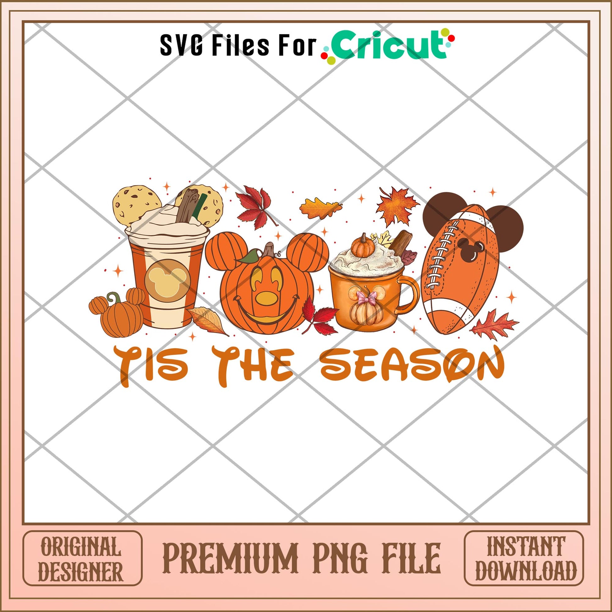 Mickey pumpkin tis the season  png, mickey png, halloween png