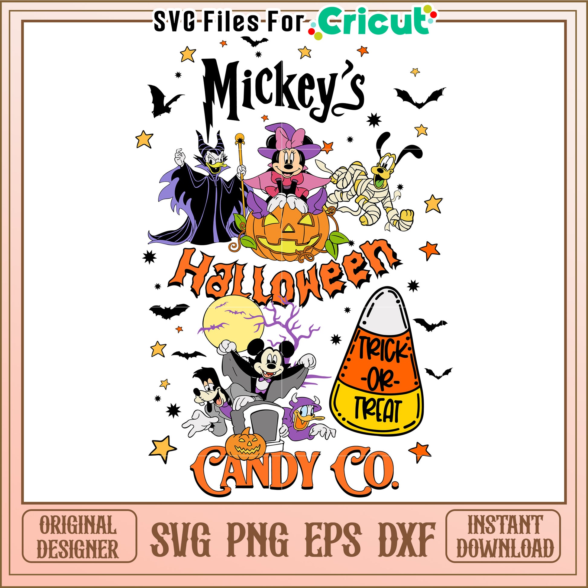 Mickey's Halloween SVG Design
