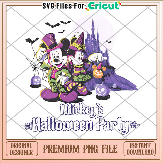 Mickey's halloween party png, spooky png, halloween countdown​​ png