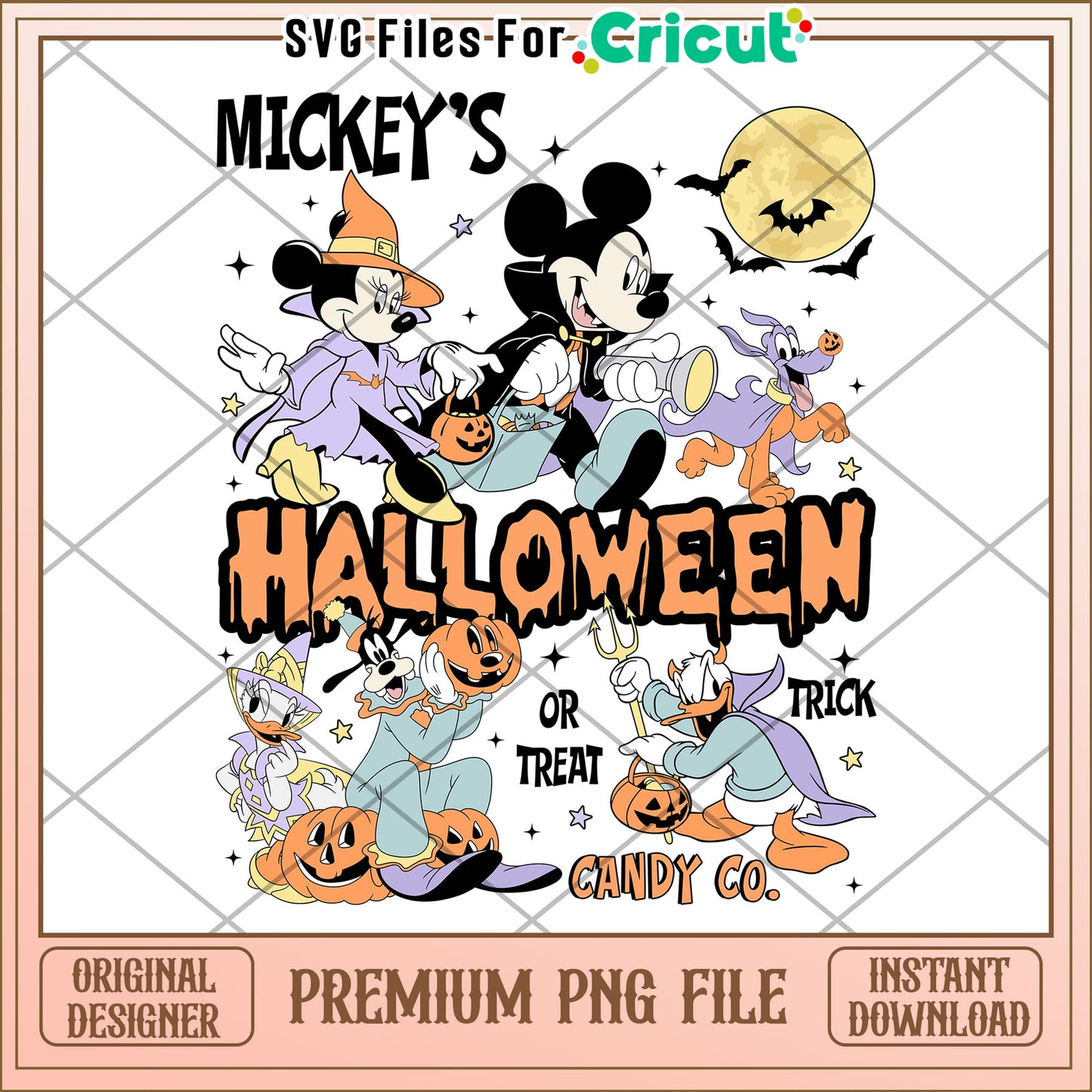 Mickey's halloween png, halloween cartoon png, halloween nightmare png