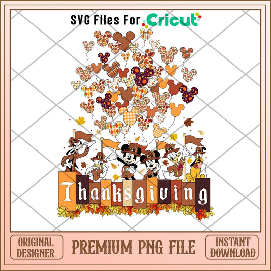 Mickey thanksgiving png, mickey png, halloween png