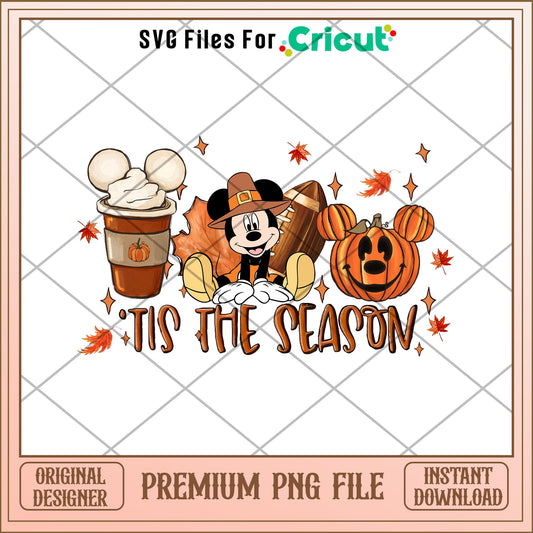 Mickey tis the season  png, mickey png, halloween png