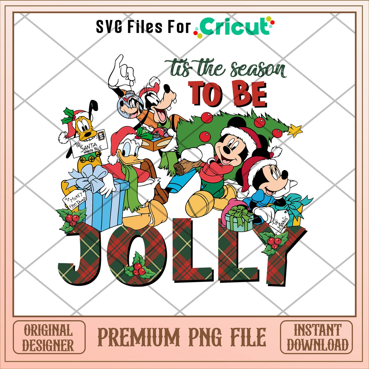 Mickey tis the season to be jolly png, mickey png, christmas png
