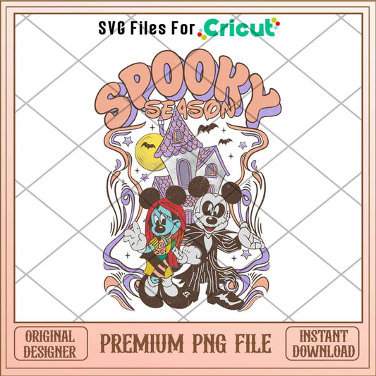 Mickey and Minnie Horror Scream Movie Killers png, Disney characters png, Digital Download