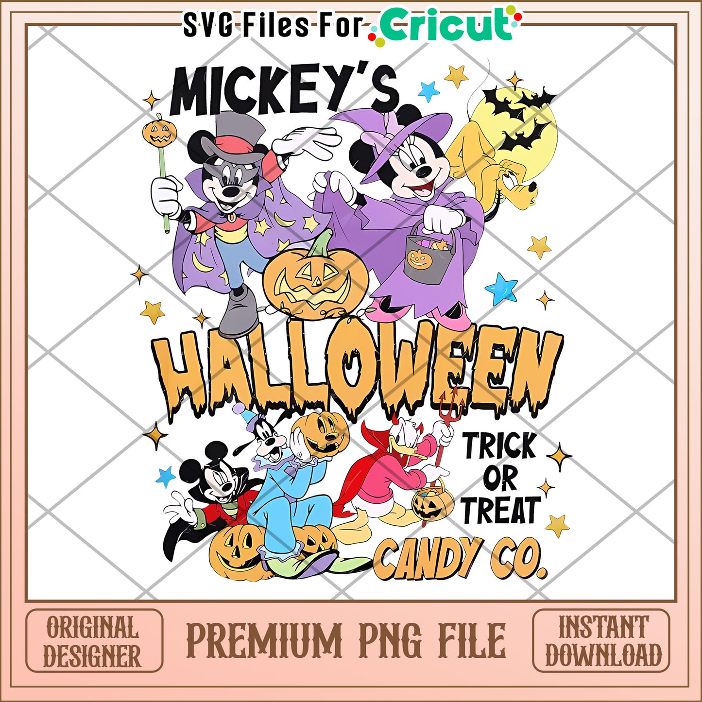 Mickey and co png, hallow​​ png, halloween wallpaper​ png