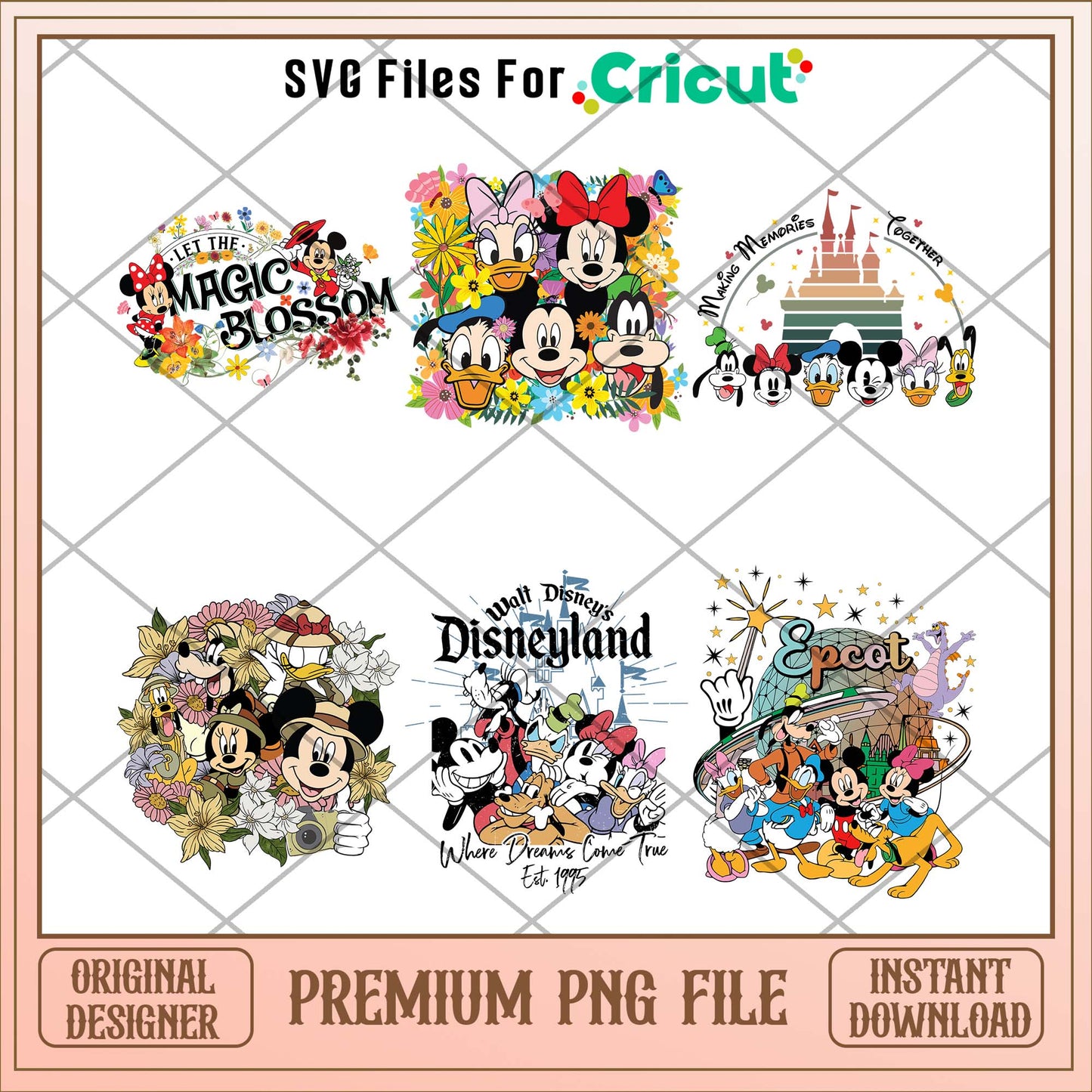 Mickey and Disney friends png bundle