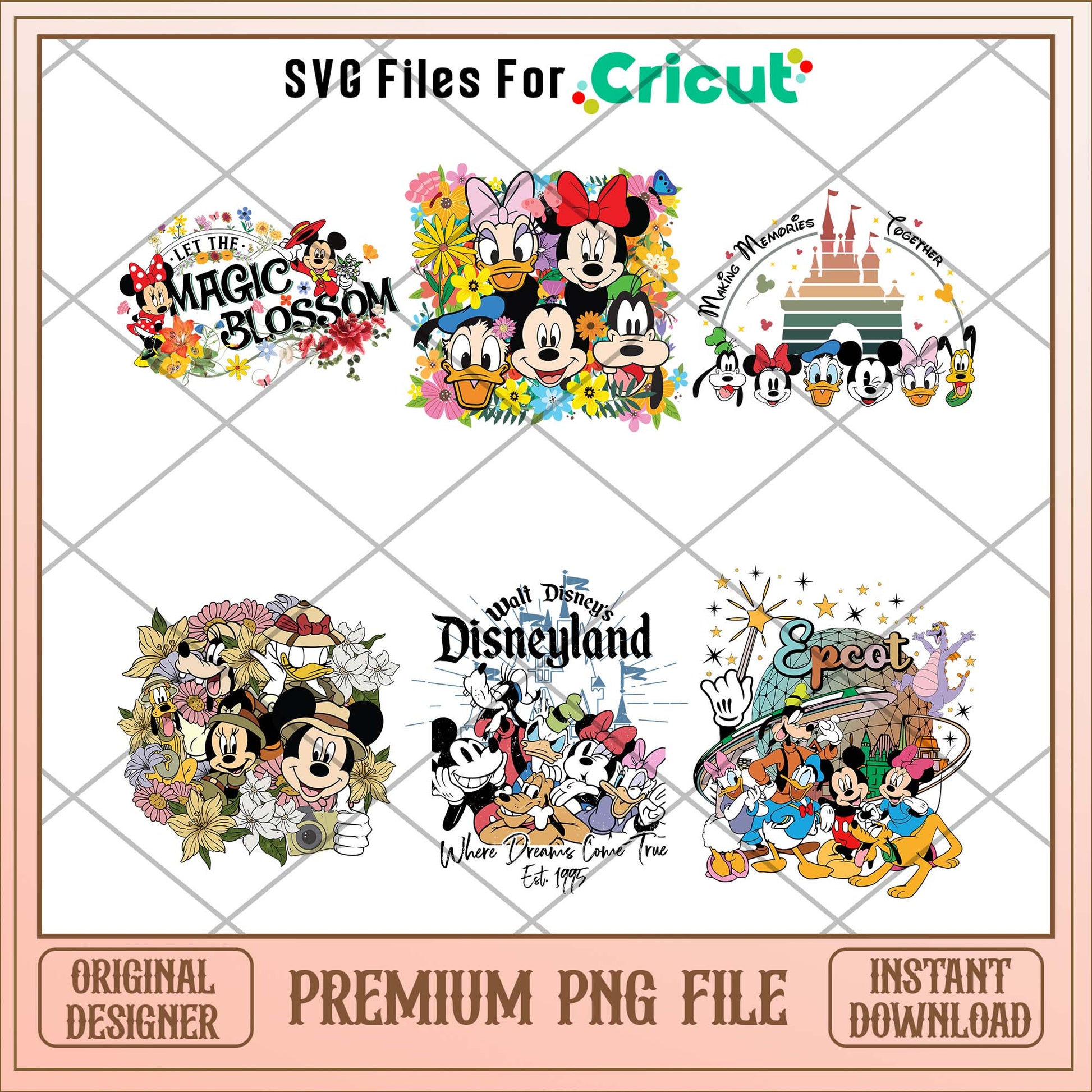 Mickey and Disney friends png bundle