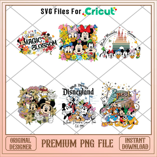 Mickey and Disney friends png bundle