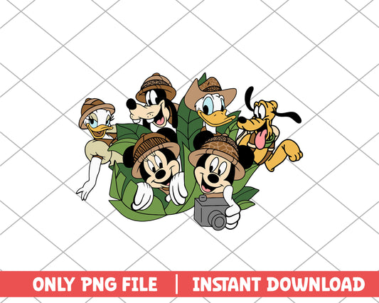 Mickey and friends explorer disney png