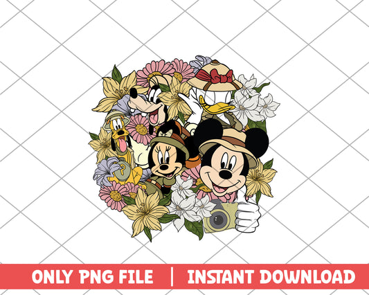 Mickey and friends explorer disney png