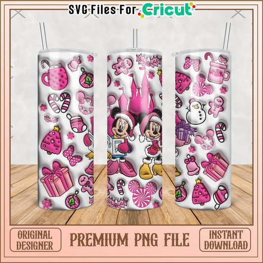 Mickey and minnei tumbler png, grinch live action​​ png, christmas movies​ png