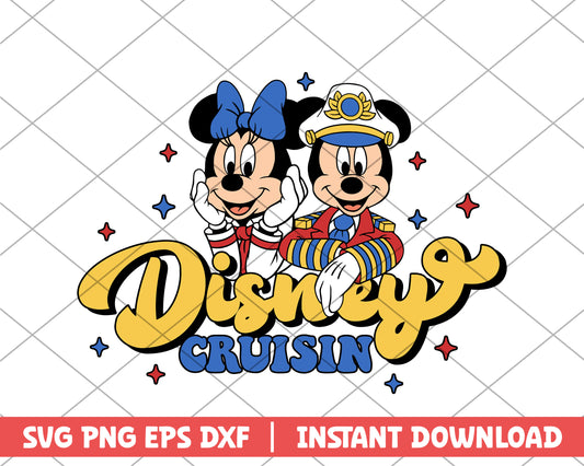 Mickey and minnie disney cruisin disney svg