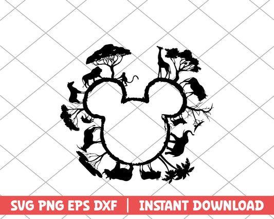 Mickey animal disney svg