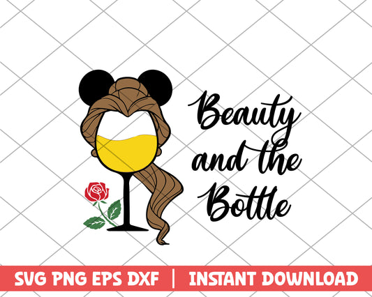Mickey belle cup disney svg