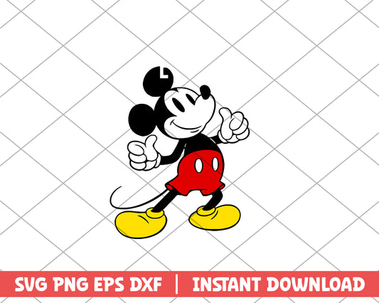 Mickey character disney svg